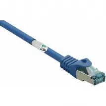 Renkforce RJ45 Câble Patch CAT6a 2 m Bleu