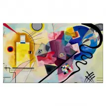 EPIKASA Kandinsky Jaune, rouge, bleu
