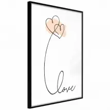 Paris Prix Love Balloon - 20x30 cm Noir
