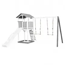 AXI Beach Tower Aire de jeux avec toboggan blanc