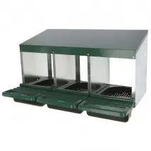 Kerbl Nichoir à poules en plastique vert