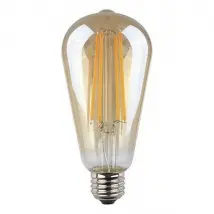 EDM Lampe LED F 6W E27 - 500lm - 2000K