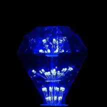 Magneticland Ampoule LED Déco Diamant Bleu