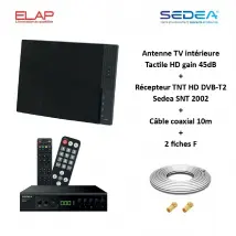 Elap TNT Intérieure HD VHF UHF
