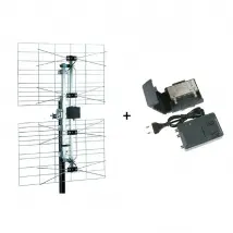 OPTEX Kit Antenne Panneau UHF Extérieure