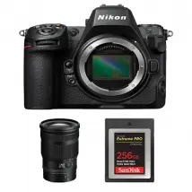 Nikon Z8 + Kit Z 24-120mm f4 S + Carte 256 Go