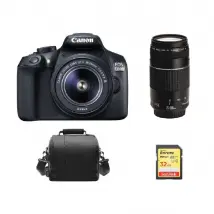 Canon EOS 1300D KIT EF-S 18-55 + 75-300