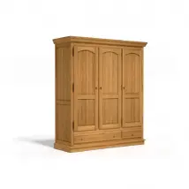 DECOPIN Réa - Armoire 3 Portes & Tiroirs