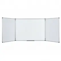 BISILQUE Trio Maya Tableau Blanc avec Pieds