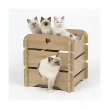 Vesper Meuble à chat Cottage - Chêne