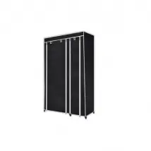 Armoire penderie en tissu - Noir