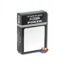 NTP Bianco Poker - Jeu de 54 cartes
