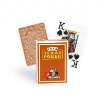 Modiano Cartes Texas Poker - Marron