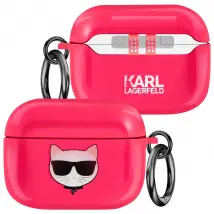 Karl Lagerfeld Coque pour AirPods Pro - Fuchsia