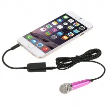 Micro Magenta - Mini Microphone Mobile