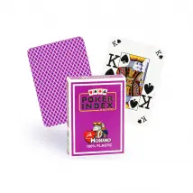 Modiano Cartes Poker Index (mauve)
