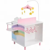Teamson Kids Table à Langer pour Poupées