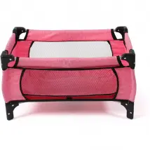 Bayer Chic 2000 Lit de Voyage Deluxe pour poupées Rose bonbon