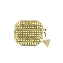 Guess maroquinerie Coque AirPods 3 - Or