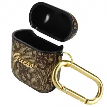 Guess Coque AirPods - Marron