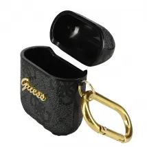 Guess AirPods - Coque Rigide Logo Noir
