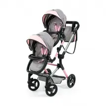 REIG Poussette Gris Twin