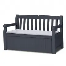 KETER Banc coffre - 265 L Gris Anthracite