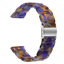 Bracelet résine bleu/jaune Garmin Vivoactive