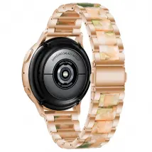 Bracelet résine/acier Huawei Watch 3 - Or rose/Vert