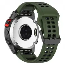 Bracelet Garmin Enduro/Fenix 7X/7X Solar/COROS VERTIX 2 - Vert armée / Noir