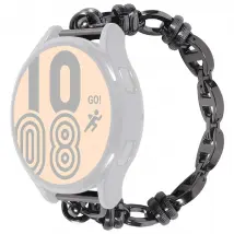 Bracelet chaîne métal noir pour Huawei/Samsung
