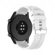 Bracelet Silicone Blanc 22mm pour Samsung Galaxy Gear S3