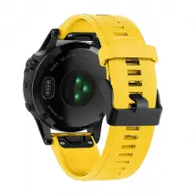 Bracelet silicone Garmin Fenix 7 - Jaune