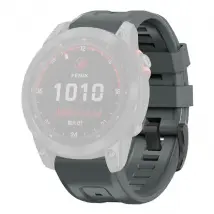 Bracelet Silicone Garmin Fenix 7X - Charbon de Bois