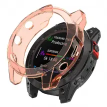 Coque TPU anti-griffes Garmin Epix Gen2 - Rose