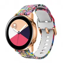 Bracelet silicone Samsung Galaxy Gear S3 46mm - Formes colorées