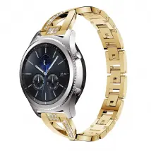 Wewoo Smartwatch 22mm Bracelet - Diamant Doré