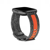 Fitbit FB171WBGYTAS Bande accessoire intelligent - Charbon/Orange