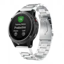 Bracelet acier perles - Garmin Fenix 5 22mm