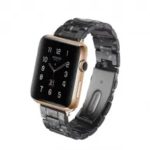 Bracelet Résine Apple Watch - Fleur Noire