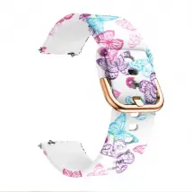 Bracelet en silicone réglable papillon pour Samsung Galaxy Watch4