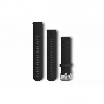 GARMIN Bracelet montre 20mm Silicone - Noir