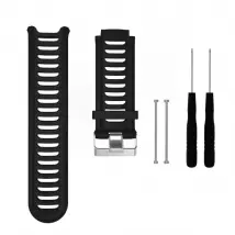Bracelet Dragonne silicone - Garmin Forerunner 910XT Noir