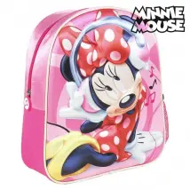 Sac à dos 3D Minnie Mouse Rose