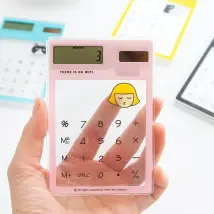 Calculatrice LED 8 chiffres - Transparent