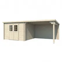 Eden partenaire jardin - Abri de jardin toit plat