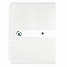 Herlitz Pochettes Porte-Documents A4 Transparente - Lot de 6