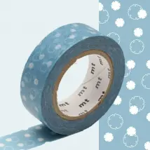 masking_tape Fleur de coton bleu