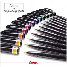 Pentel SESF30C Brush Sign Pen Artist