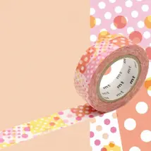 Masking Tape à Pois Rose